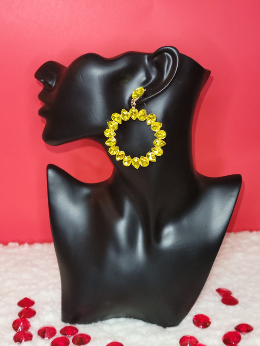 Sunflower earrings