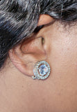 Classy stud clip on earrings