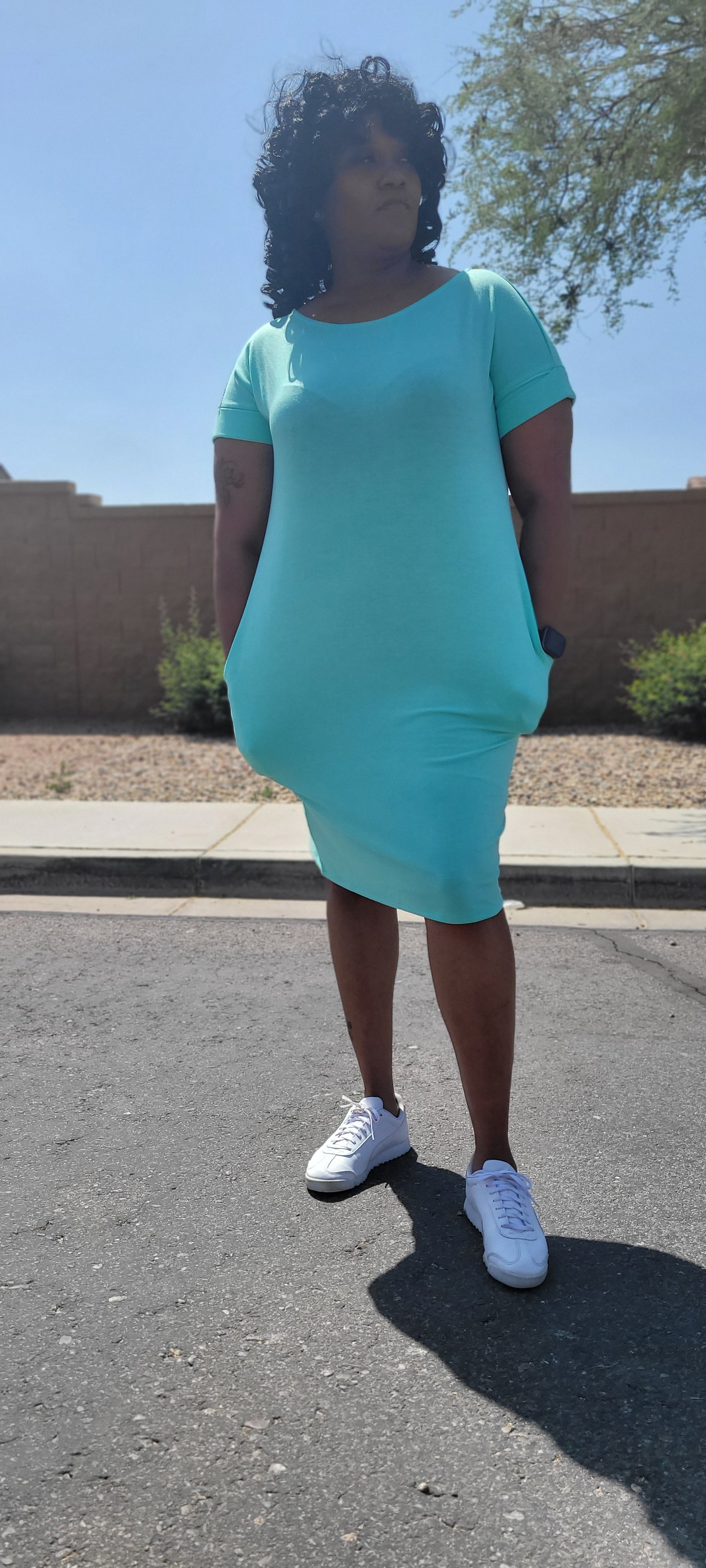 All About Comfort Mint Dress