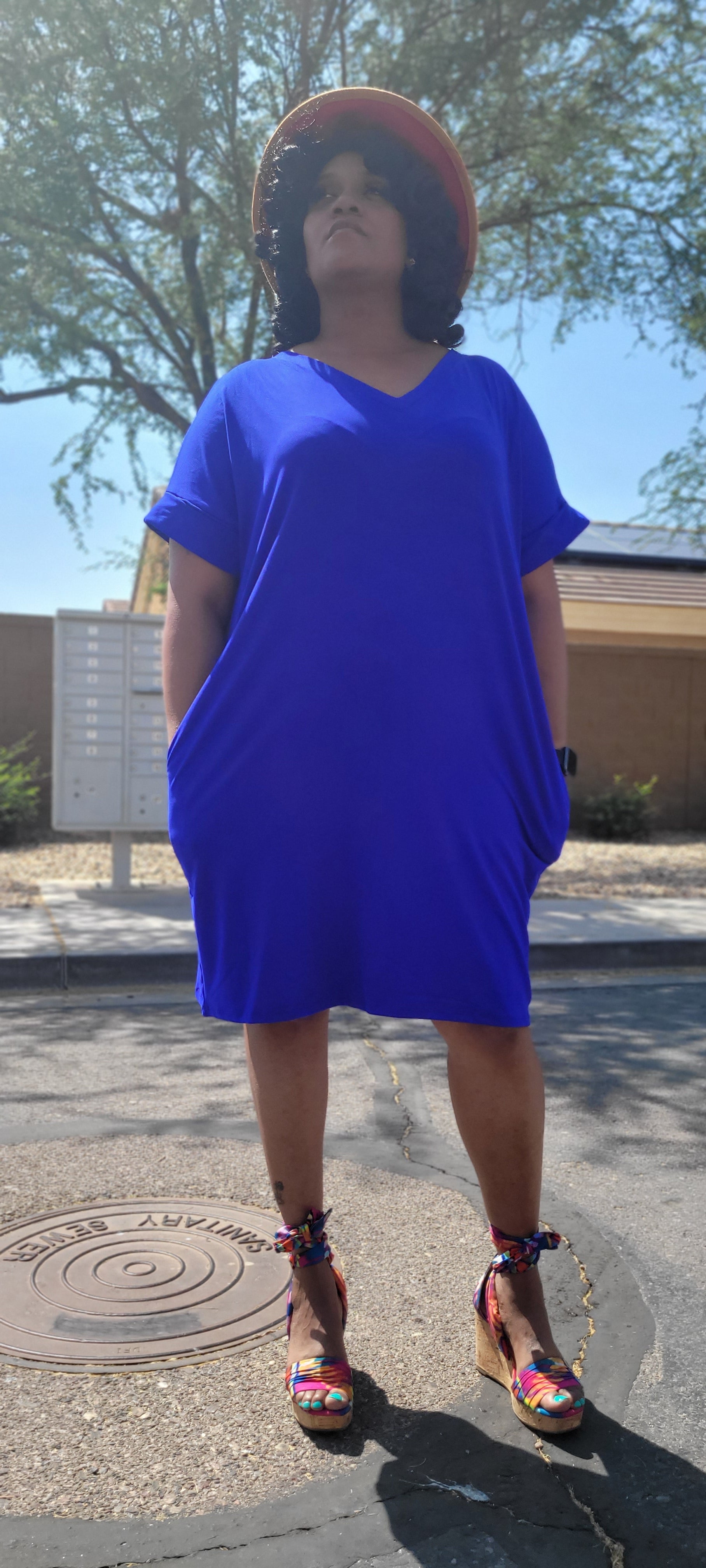 Curvy All About Comfort Royal Blue