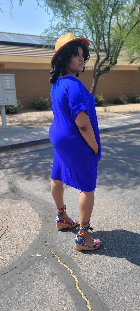 Curvy All About Comfort Royal Blue