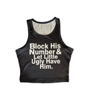 Block him crop top