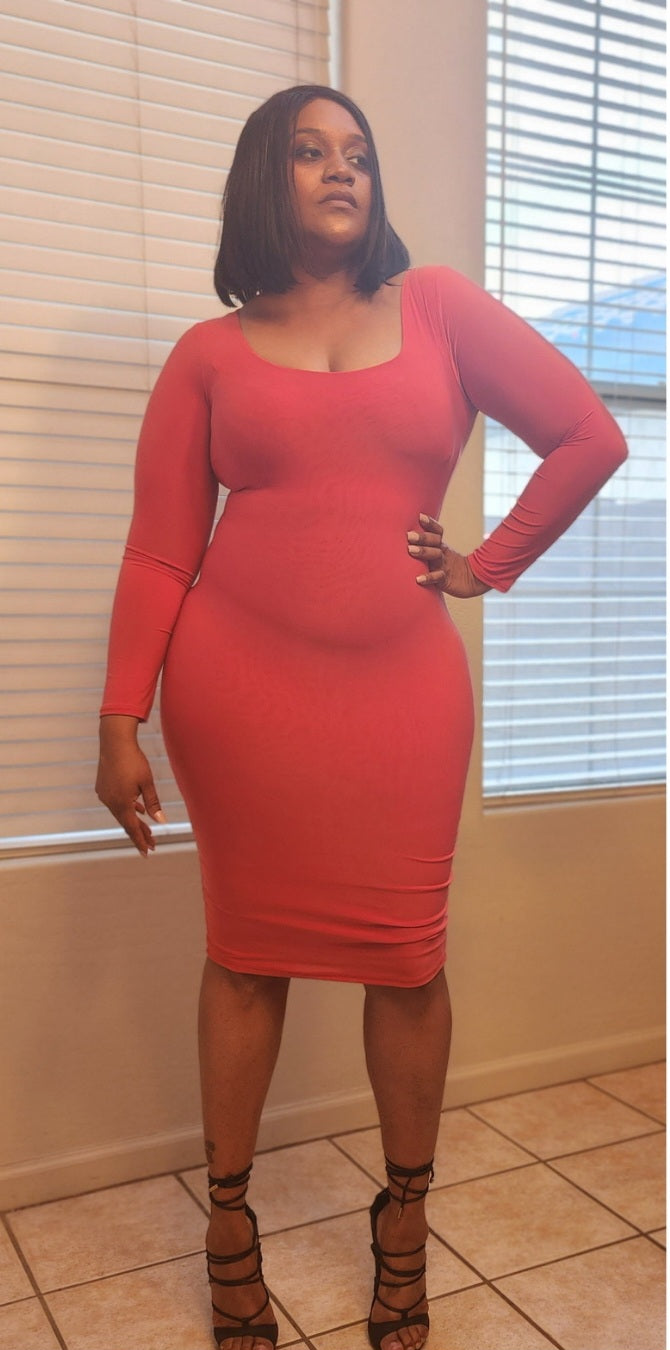 Fire Bodycon Dress